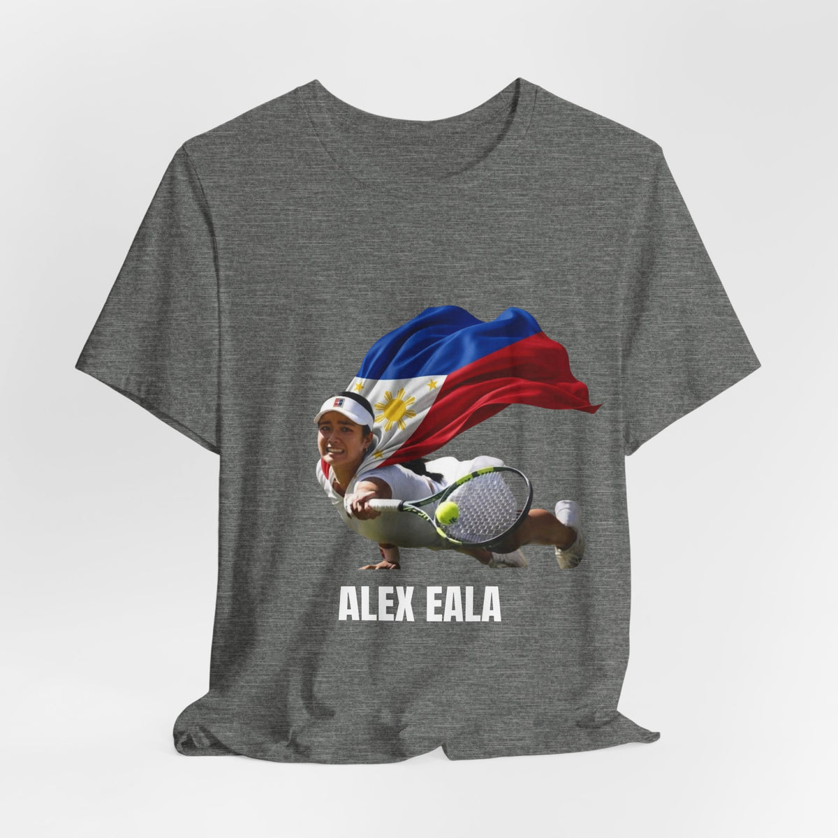 Tennis Superhero Tee — Philippine Flag Athlete Graphic