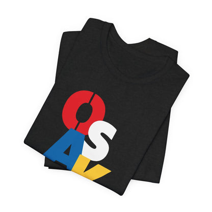 Tennis player Naomi Osaka Color Block Vertical Logo Tee
