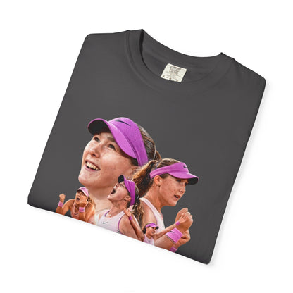 Tennis Graphic T-Shirt — 'Tennis: An Essential Element' Vintage Player Collage