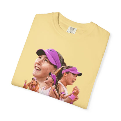 Tennis Graphic T-Shirt — 'Tennis: An Essential Element' Vintage Player Collage