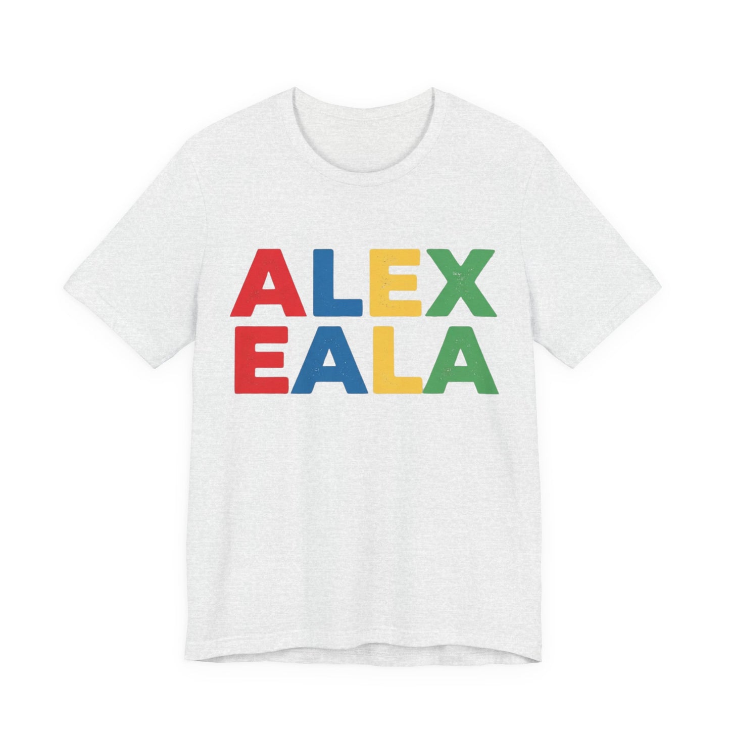 Alex Eala Colorblock Name Tee — Kids & Fans Tennis Player Tribute Shirt