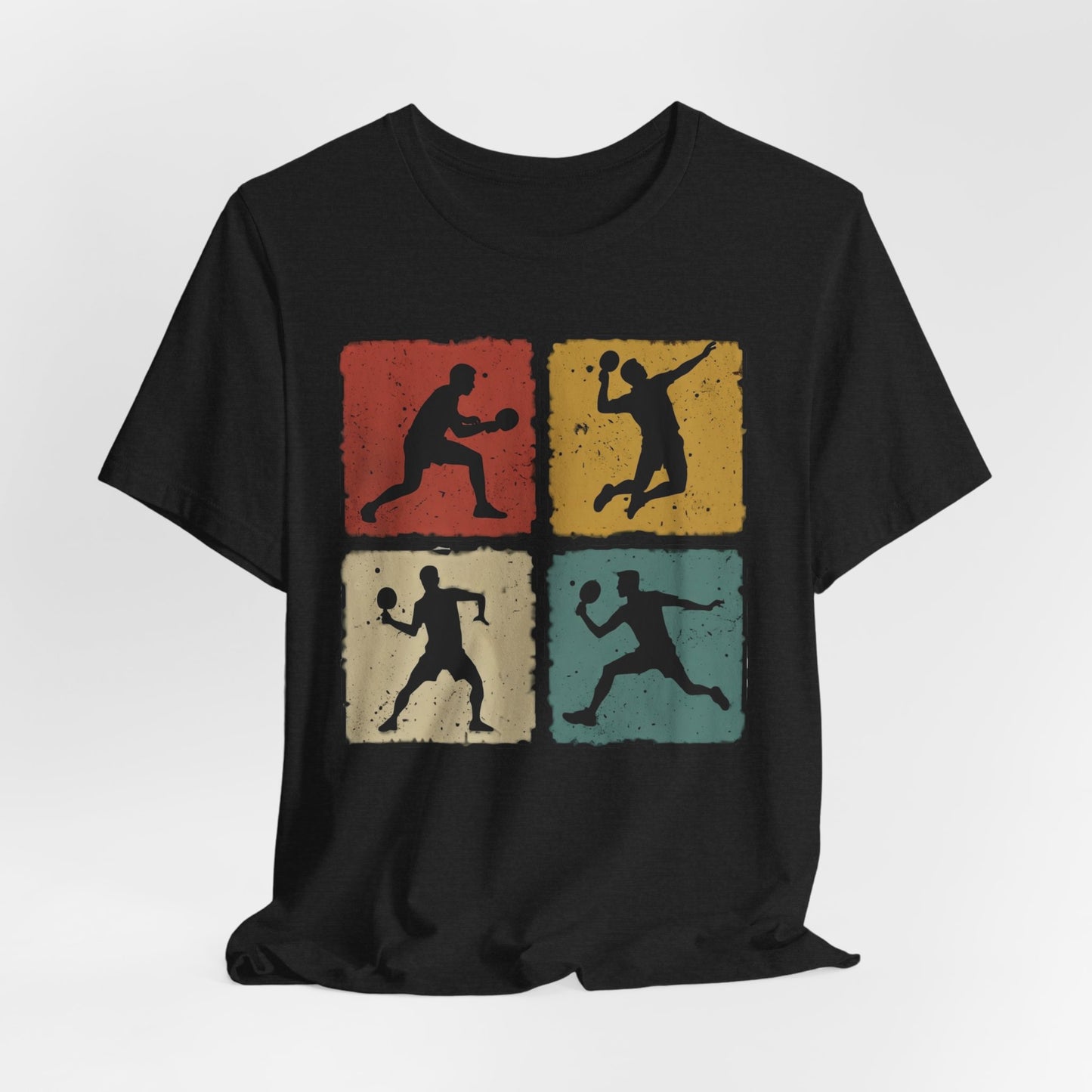 Tennis Silhouette Tee — Retro Vintage Graphic Shirt