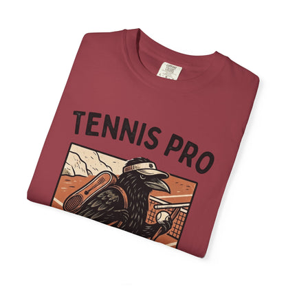 Tennis Pro T‑Shirt — Vintage Raven Tennis Graphic