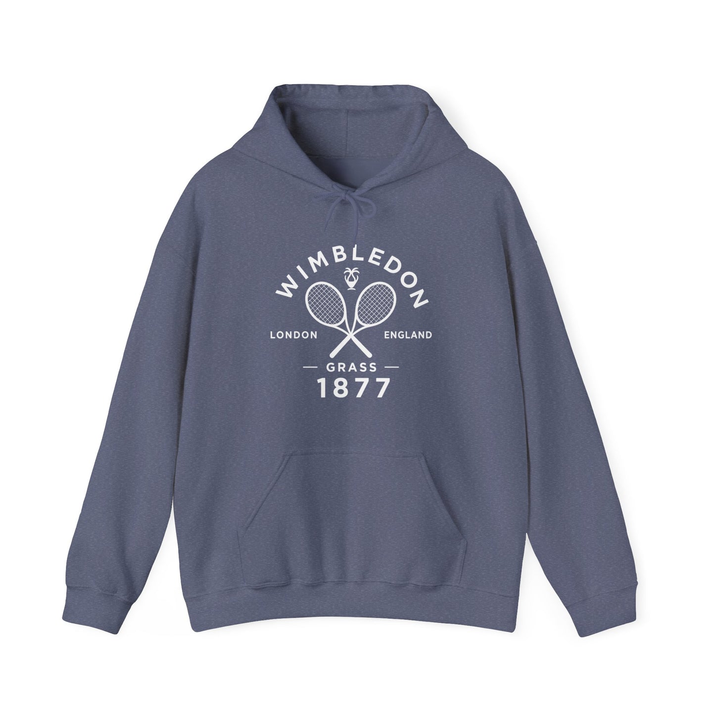 Wimbledon 1877 Tennis Hoodie — Classic Racquets Logo Pullover
