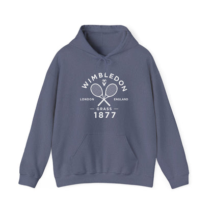 Wimbledon 1877 Tennis Hoodie — Classic Racquets Logo Pullover