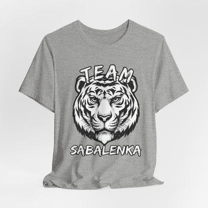 Team Sabalenka Tiger T-Shirt — Tennis Fan Tee