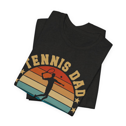 Tennis Dad Tee - "Like a Regular Dad but Cooler" Retro Tennis Father's Day Shirt