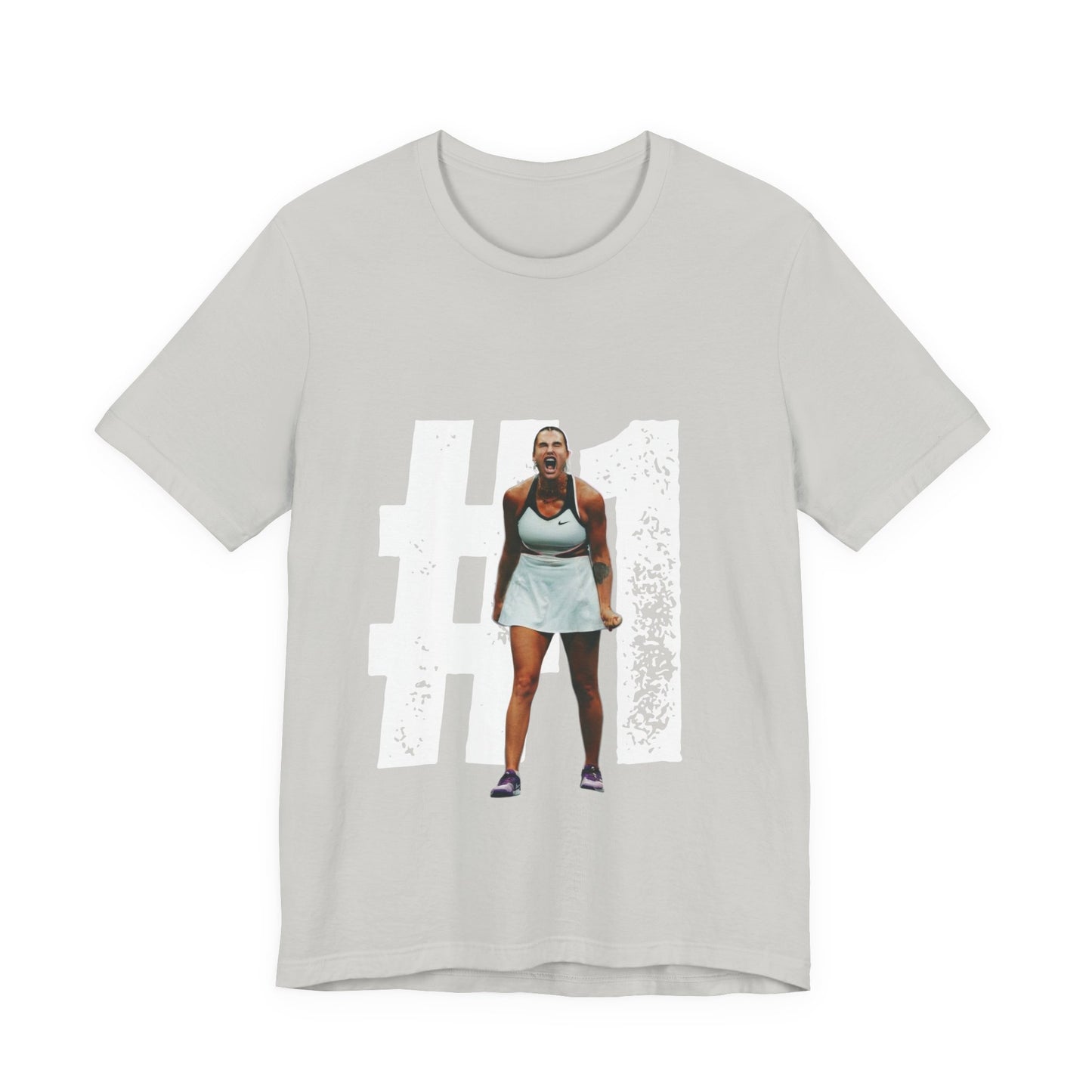 Tennis Player Graphic Tee — Fierce Court Celebration Shirt