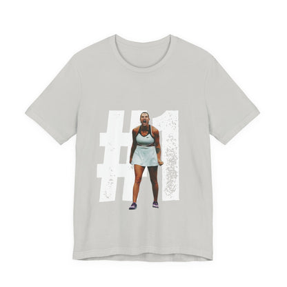 Tennis Player Graphic Tee — Fierce Court Celebration Shirt