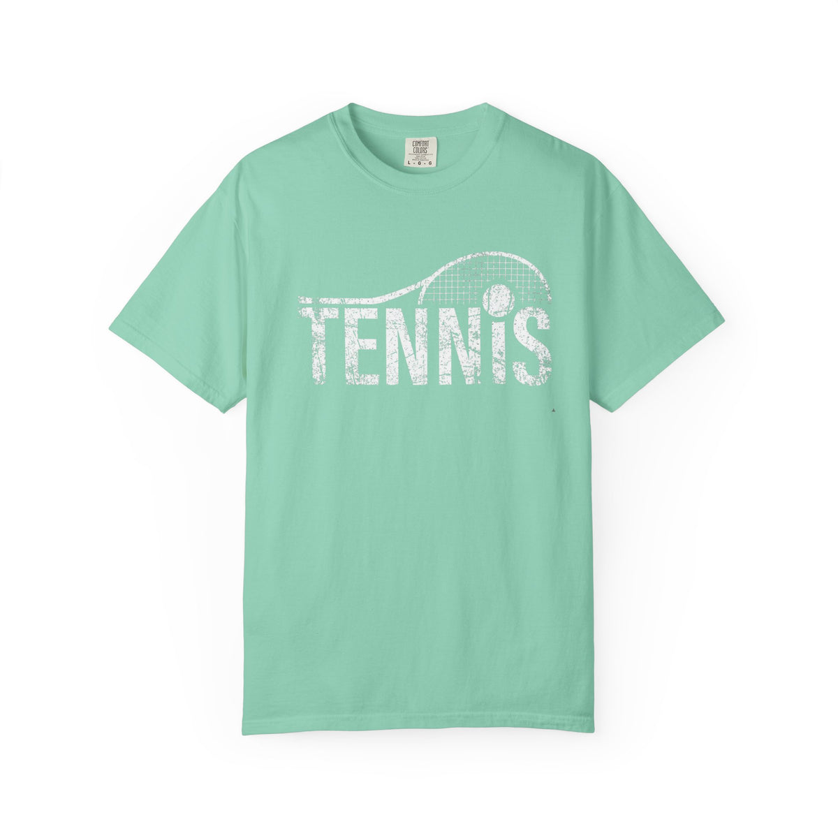 Tennis Vintage Graphic T-Shirt — Distressed Racket & Ball Tee