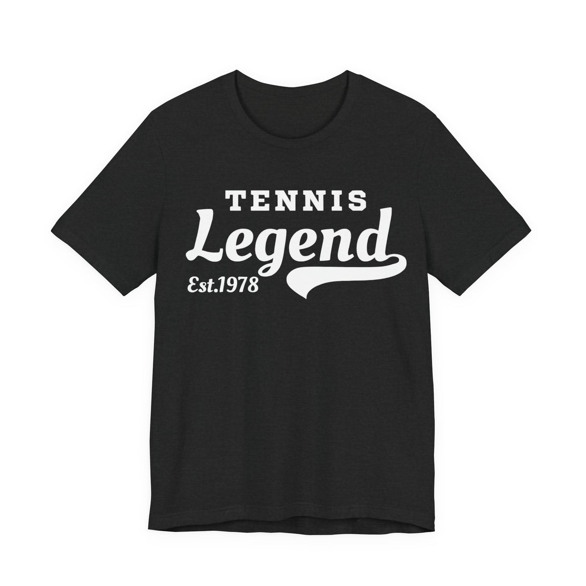Tennis Legend Tee – Retro "Tennis Legend Est. 1978" Graphic Shirt