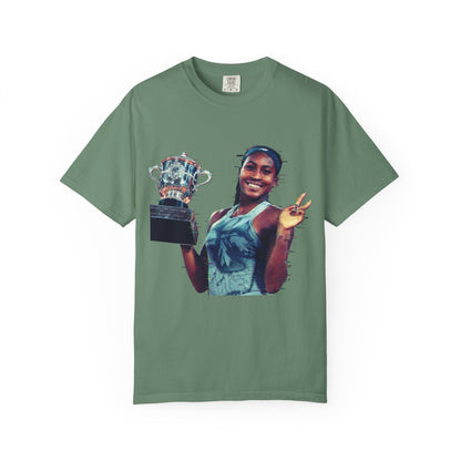 T-Shirt — Coco Gauff Champion Photo Tee