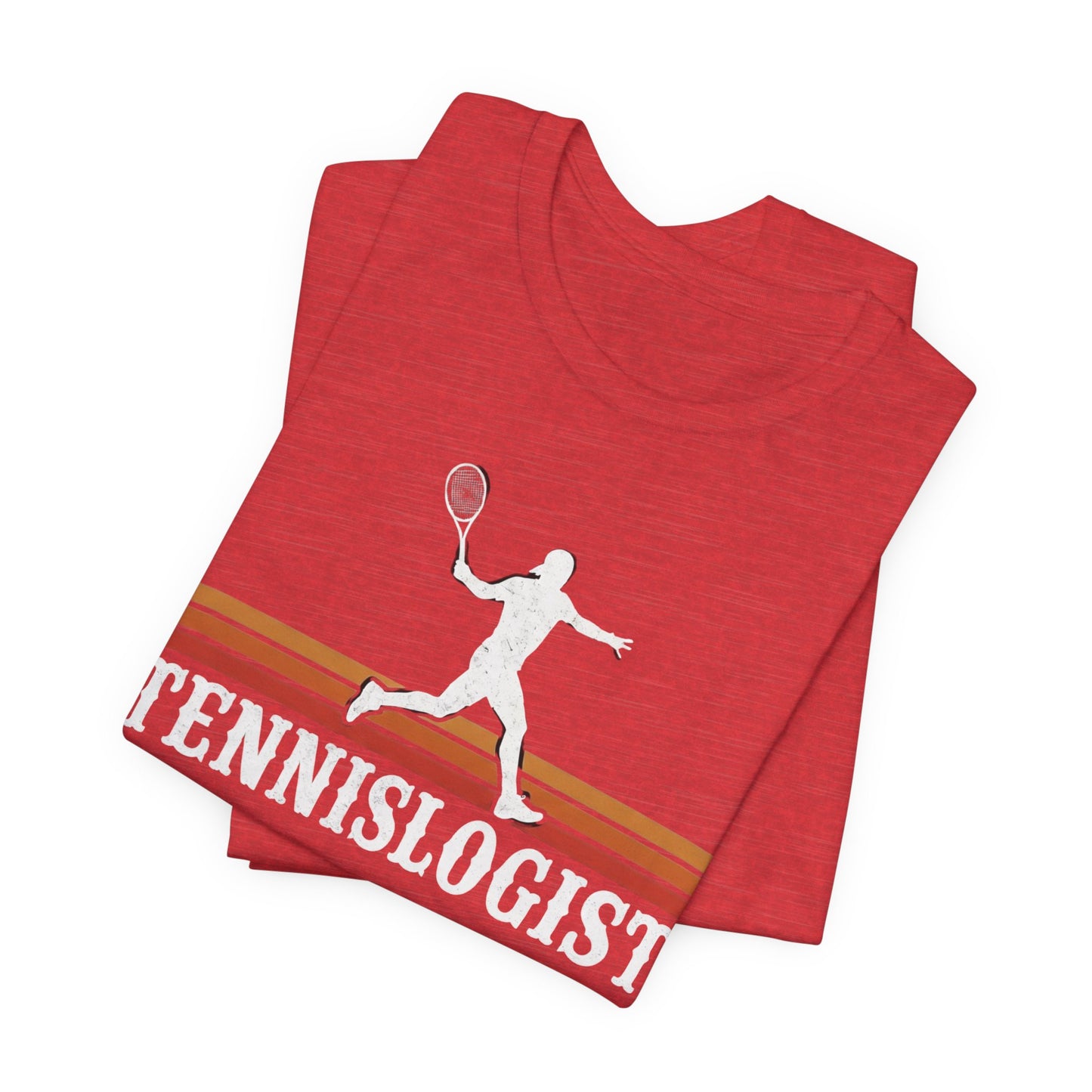 Tennislogist T‑Shirt – Retro Tennis Player Graphic Tee for Coaches & Fans