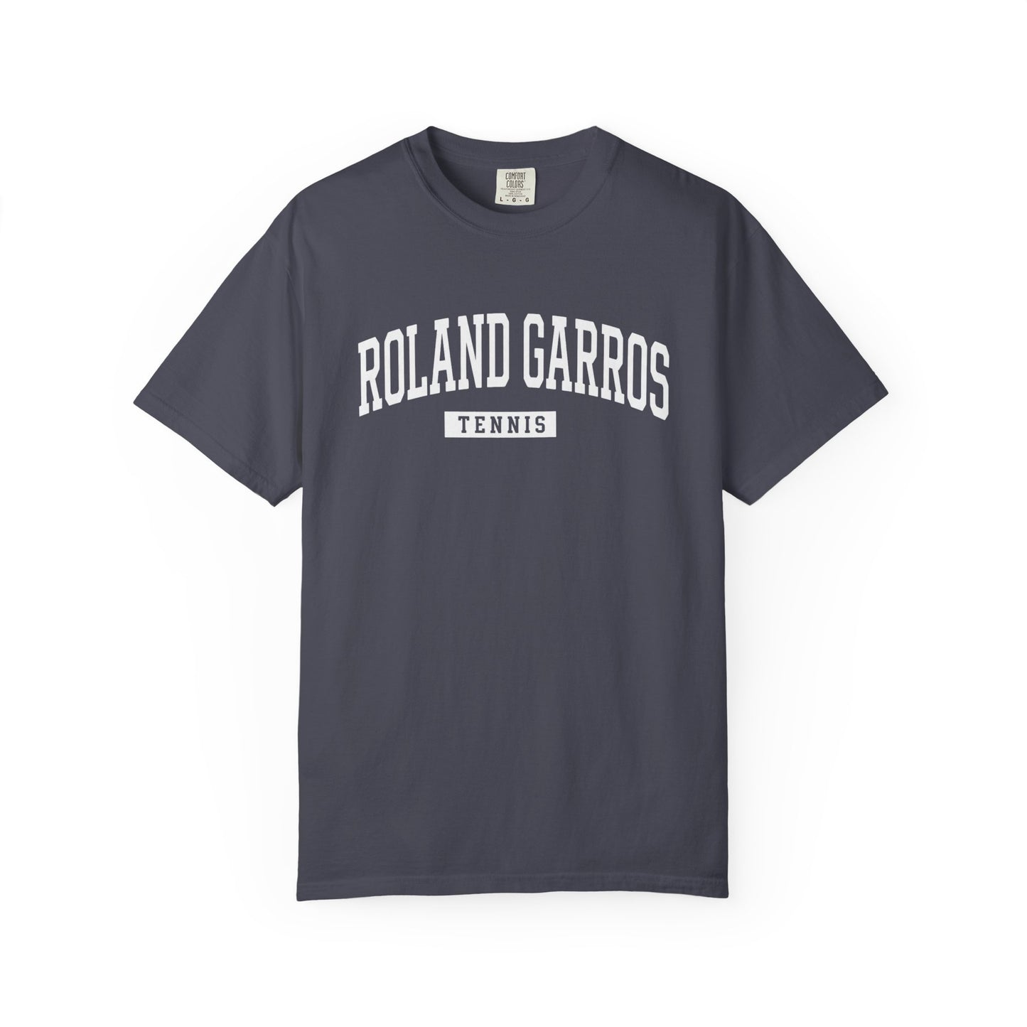 Roland Garros Retro Tennis Tee — Paris 2026 Garment-Dyed Court Shirt