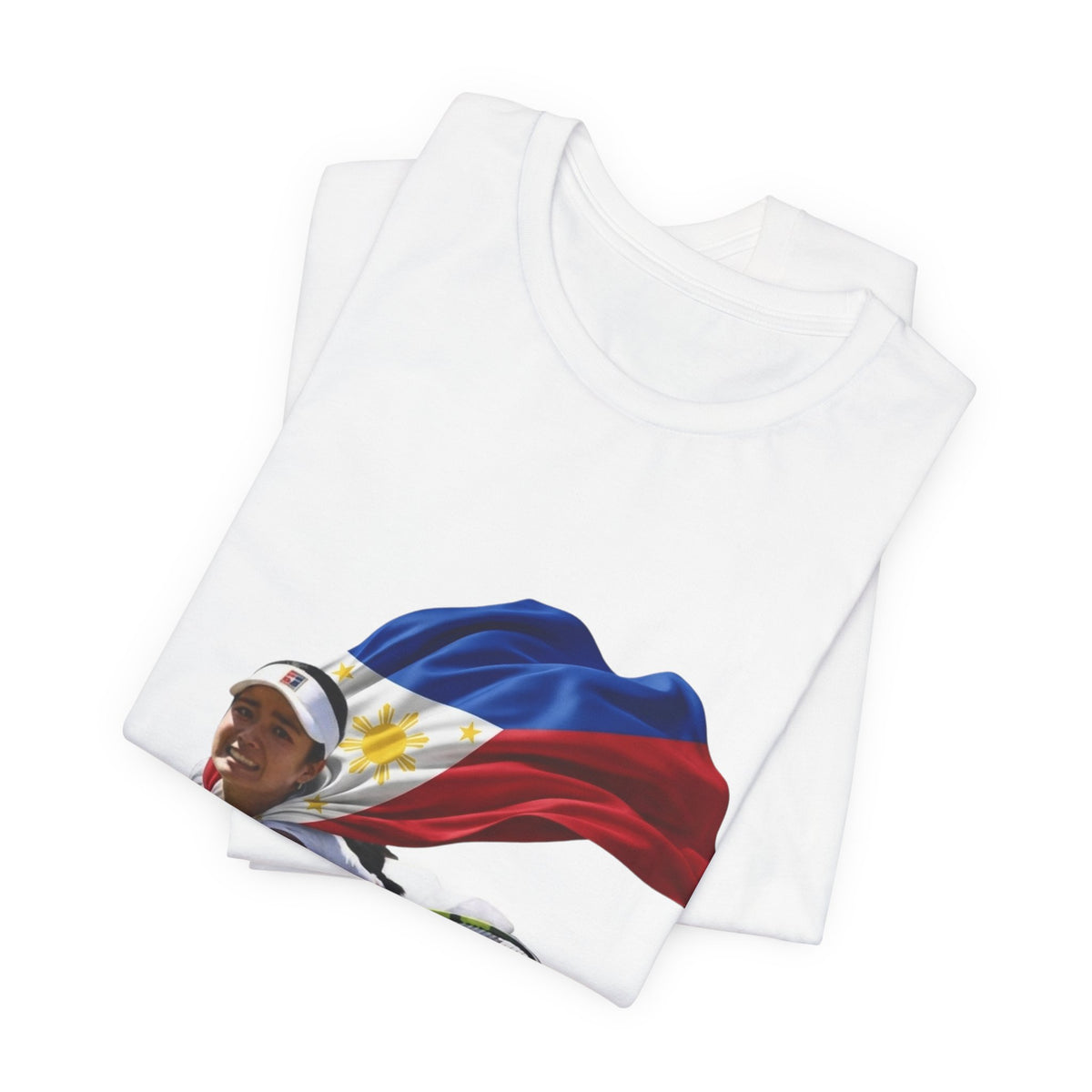 Tennis Superhero Tee — Philippine Flag Athlete Graphic