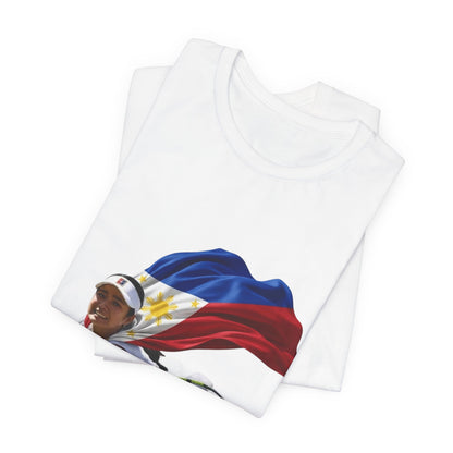 Tennis Superhero Tee — Philippine Flag Athlete Graphic