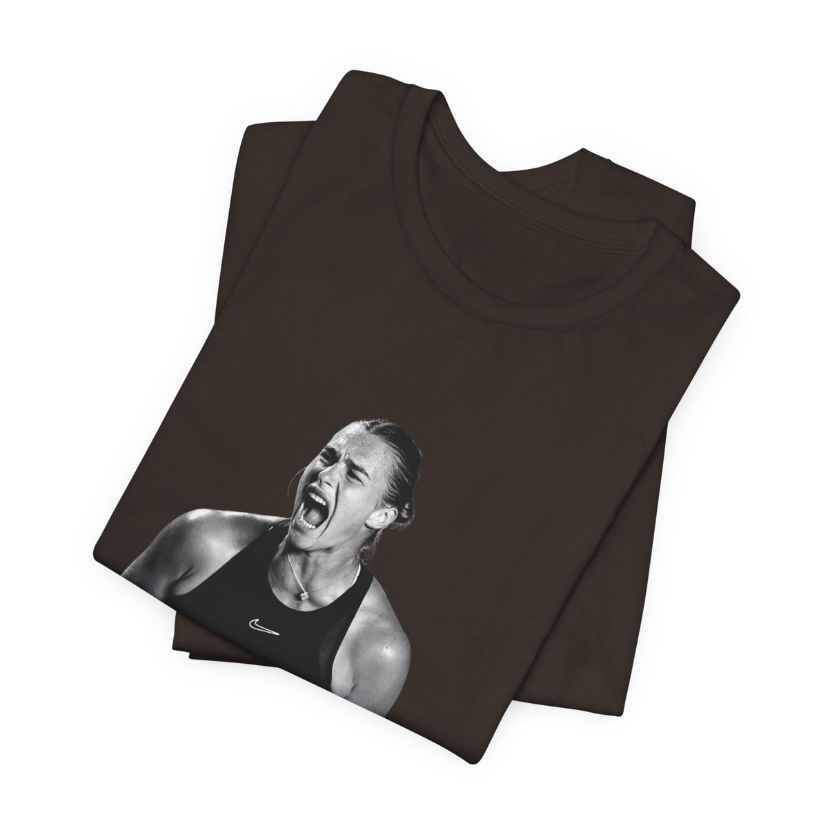 Tennis Player Sabalenka Graphic Tee — Energetic Champion Tennis T‑Shirt
