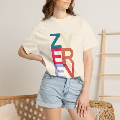 ALEXANDER ZVEREV Colorblock Vertical Logo T‑Shirt