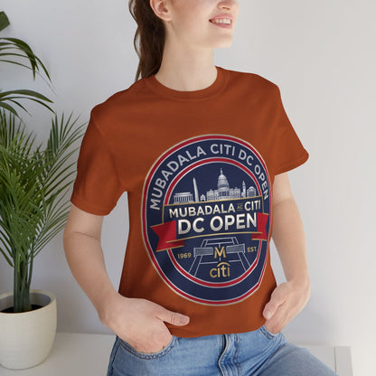DC Open Tennis Tee — 'Mubadala Citi DC Open' Vintage Badge Shirt