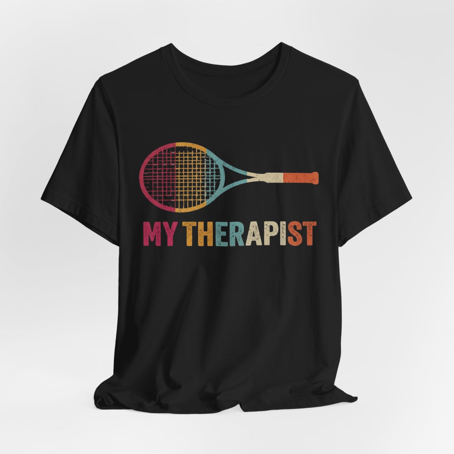 Tennis 'My Therapist' Graphic Tee — Funny Tennis Player Gift
