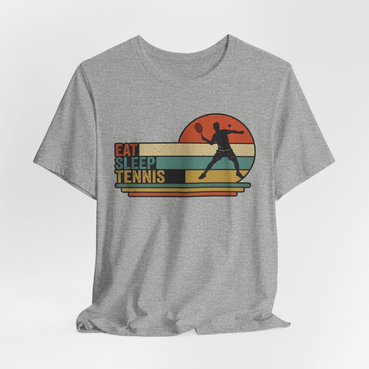 Eat Sleep Tennis Vintage Graphic Tee