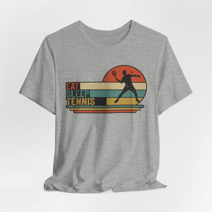 Eat Sleep Tennis Vintage Graphic Tee