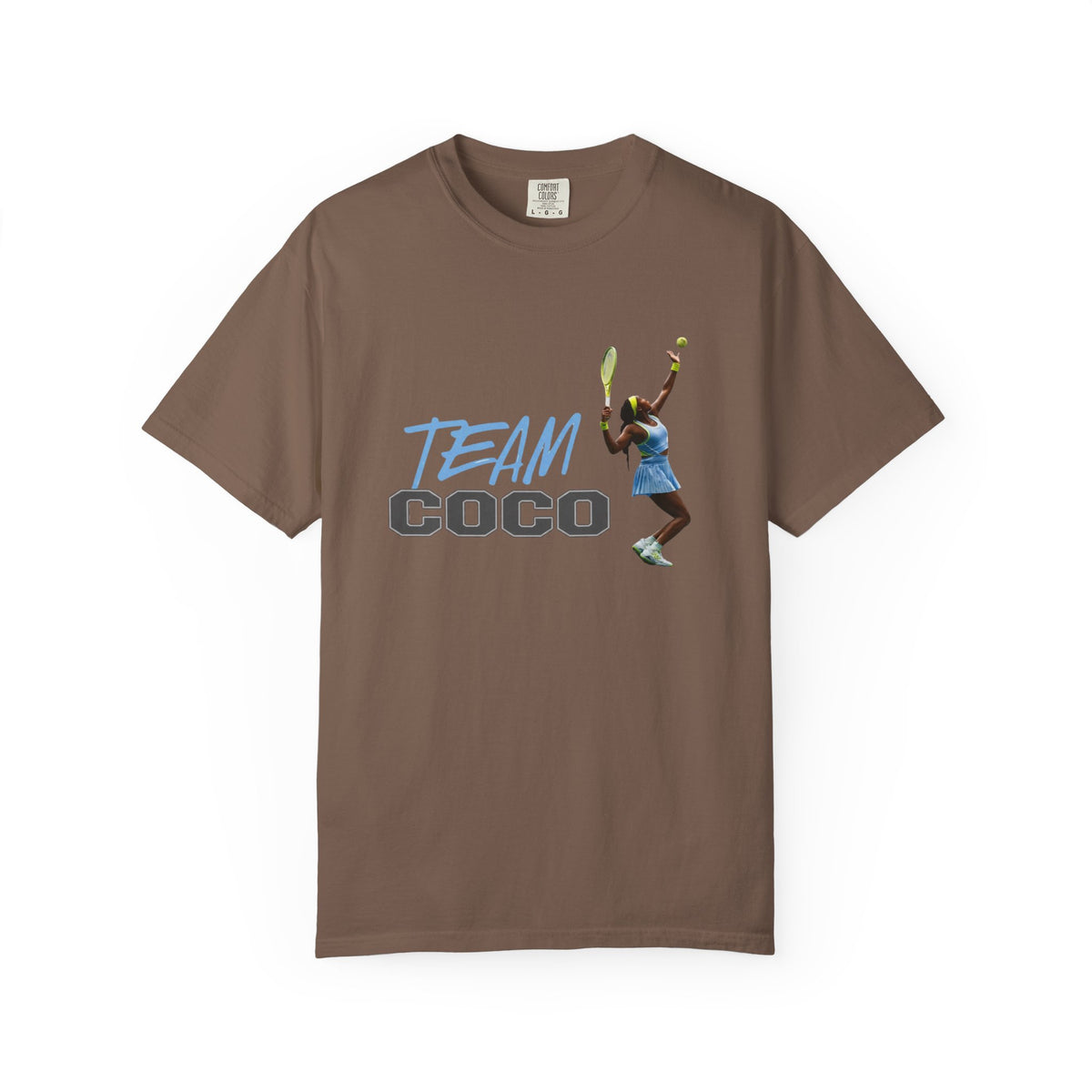 Team Coco Gauff Tennis T-Shirt — "TEAM COCO" Tennis Player Graphic Tee