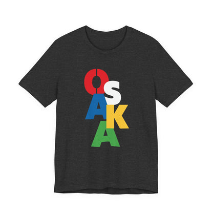 Tennis player Naomi Osaka Color Block Vertical Logo Tee