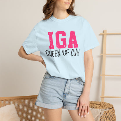 IGA Swiatek - Queen of Clay T-Shirt — Funny Pottery Mom Shirt