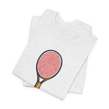 Tennis DNA T‑Shirt — "It's In My DNA" Racket Fingerprint Tee