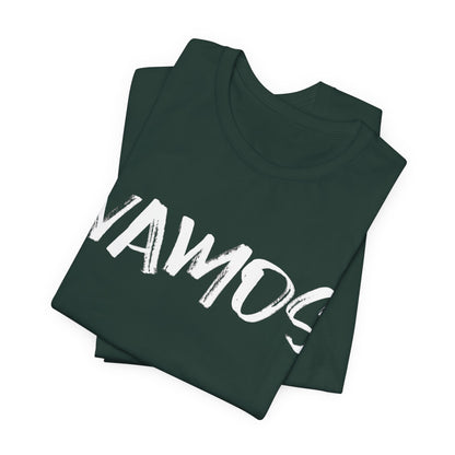 Vamos T-Shirt — Bold Brush Script Graphic Tee