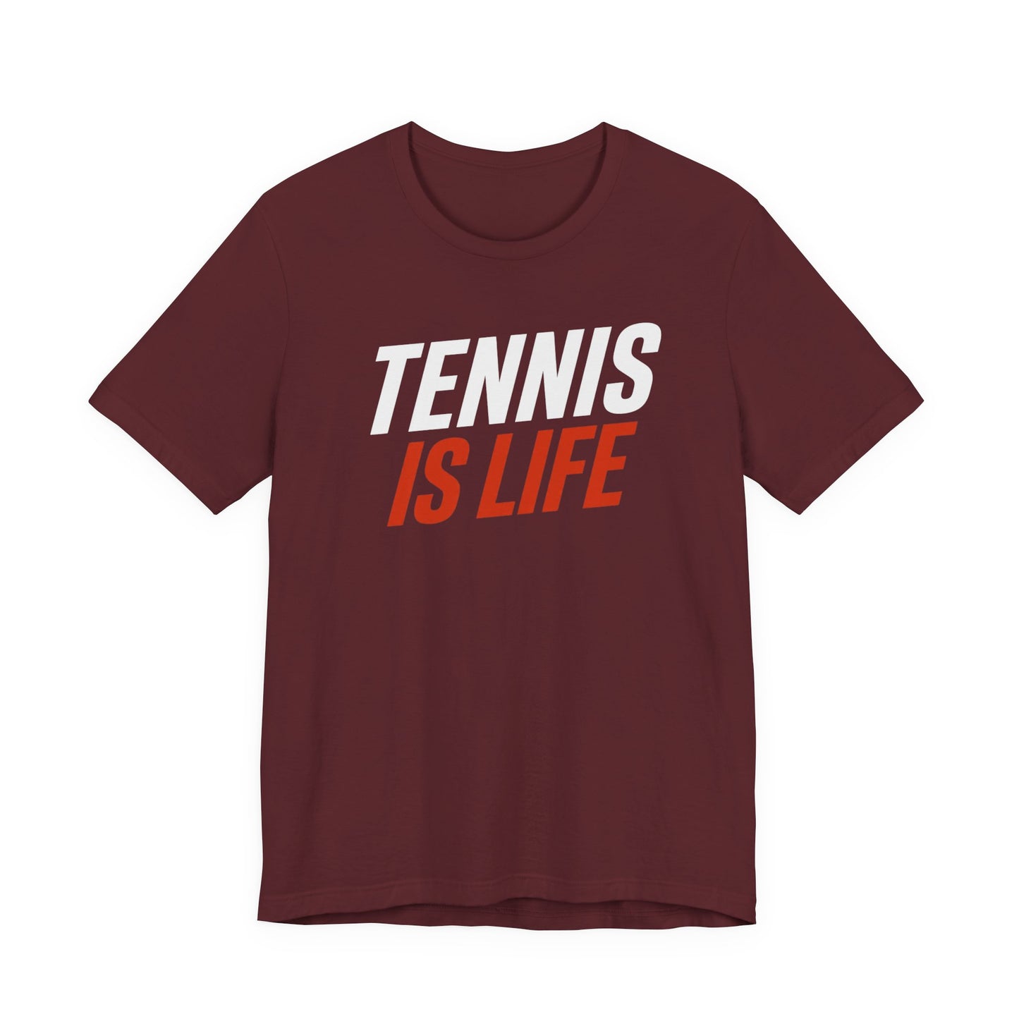 Tennis Is Life Tee — Athletic Graphic T-Shirt for Tennis Players & Fans