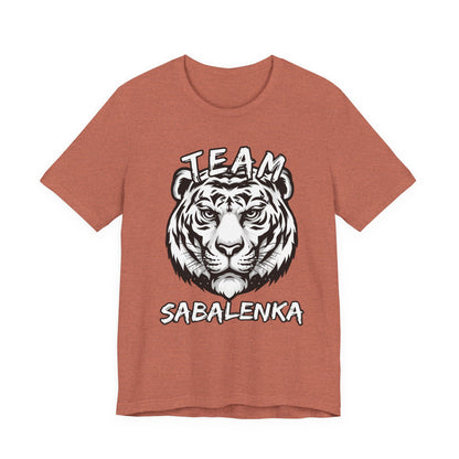 Team Sabalenka Tiger T-Shirt — Tennis Fan Tee