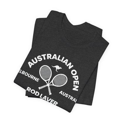 Classic White Tennis Tee — Unisex Jersey Short Sleeve
