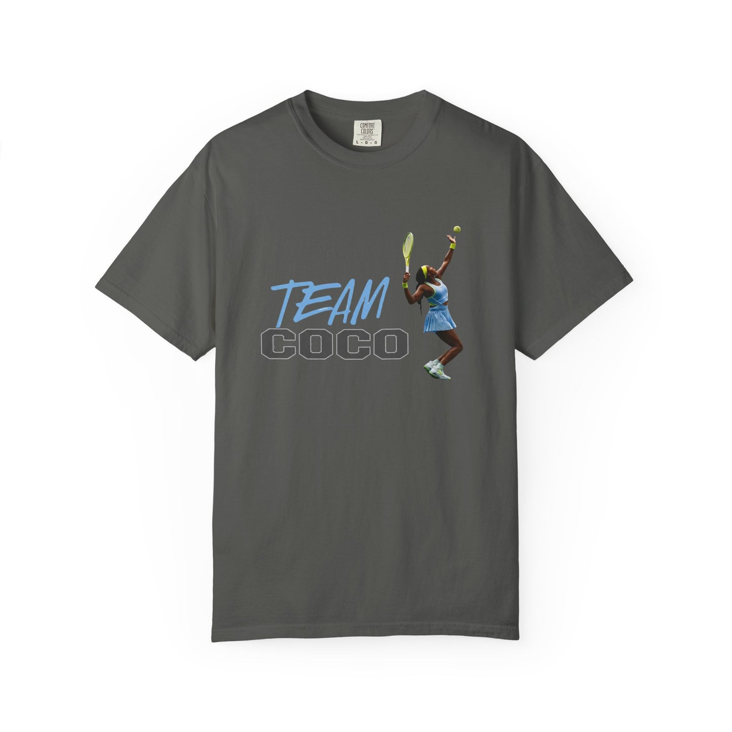 Team Coco Gauff Tennis T-Shirt — "TEAM COCO" Tennis Player Graphic Tee