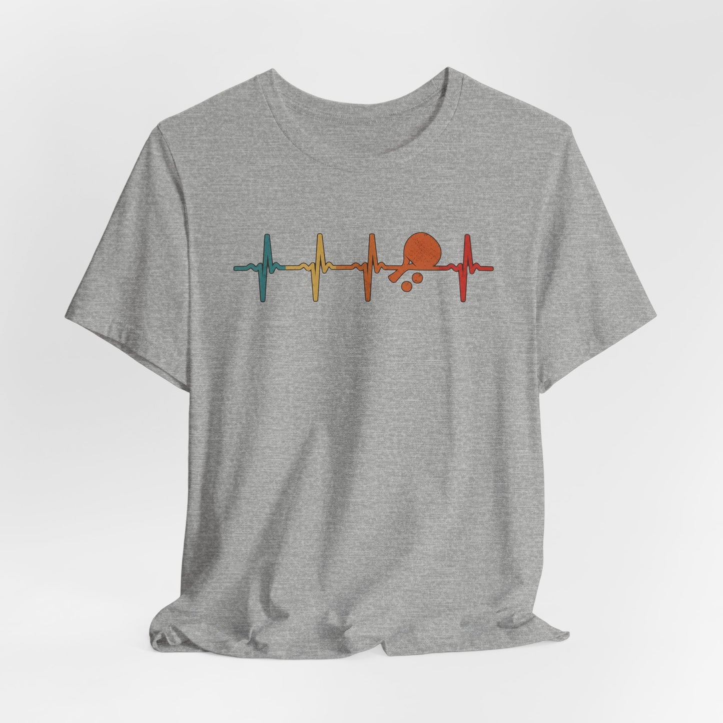 Tennis Heartbeat Tee – Retro Surfing Wave Graphic T-Shirt