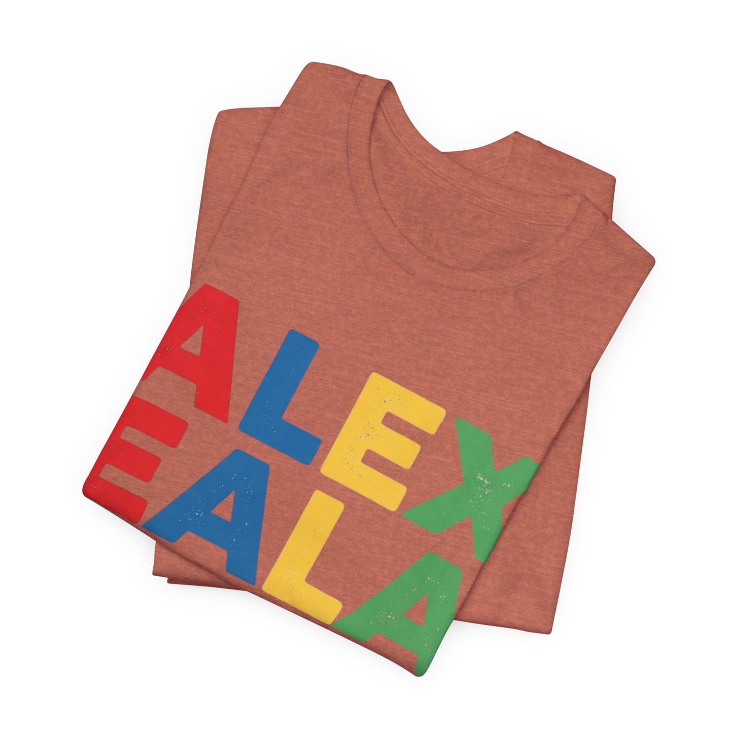 Alex Eala Colorblock Name Tee — Kids & Fans Tennis Player Tribute Shirt