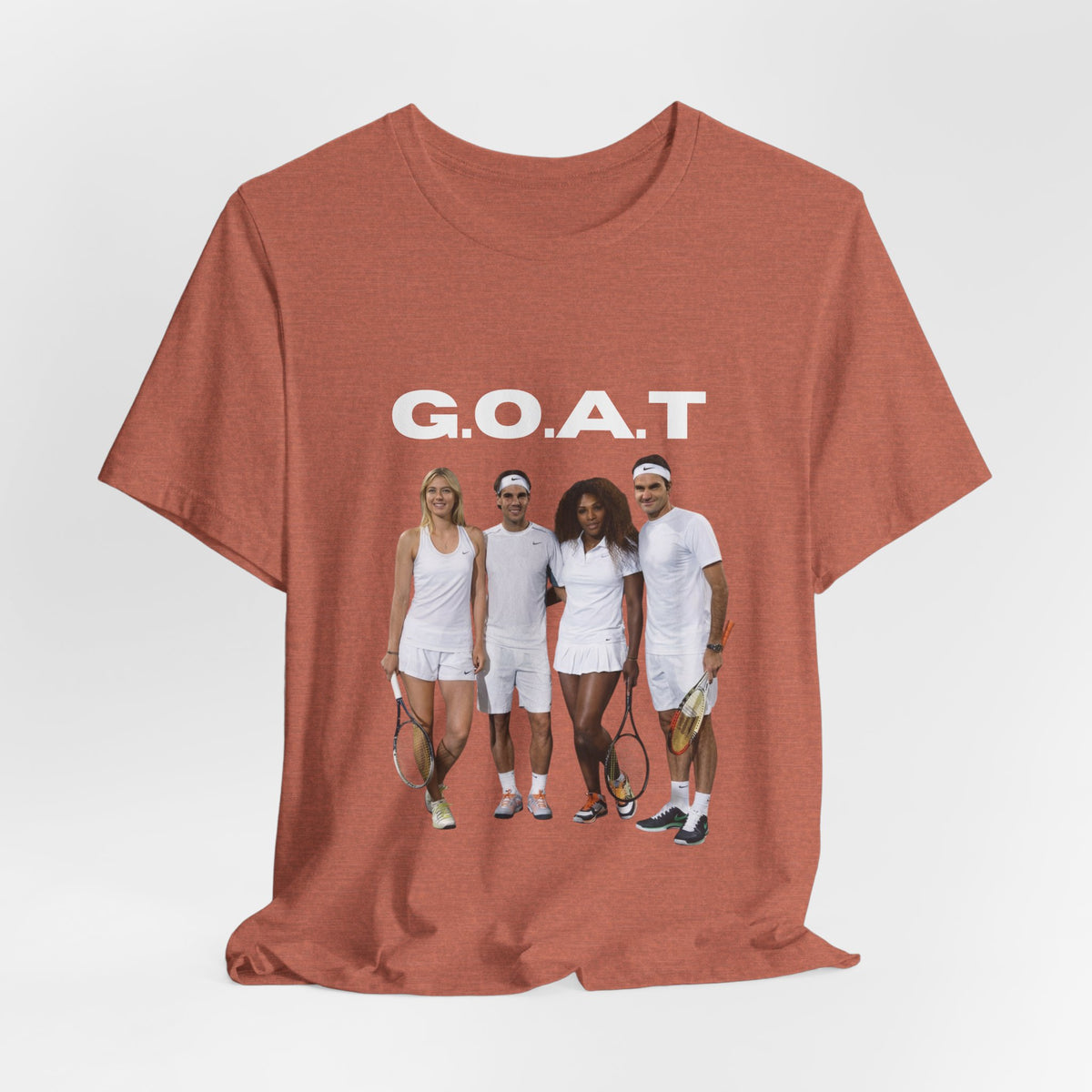 GOAT Tennis Players T-Shirt – Vintage Court Team Graphic Tee