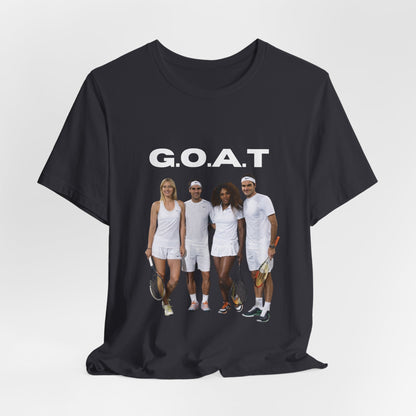 GOAT Tennis Players T-Shirt – Vintage Court Team Graphic Tee