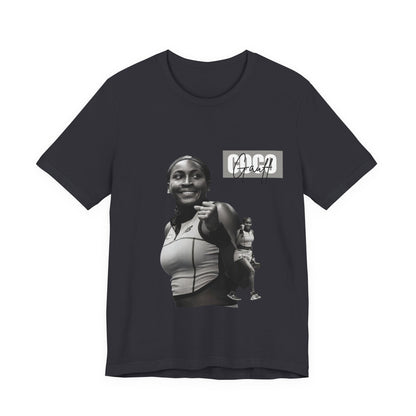 GOGP Graphic Tee — Black & White Motivational Photo T-Shirt