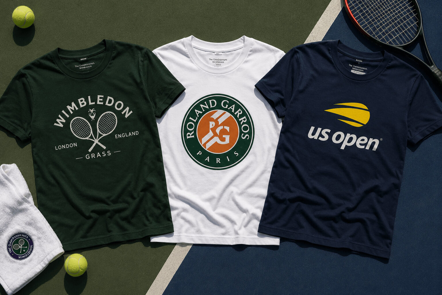 tennis tshirt for all grandslam